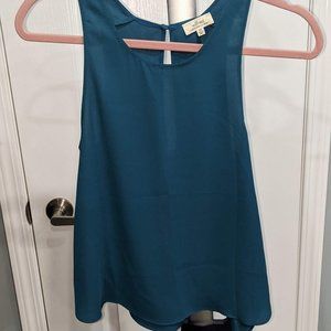 XXS Turquoise Sleeveless Aritzia Blouse